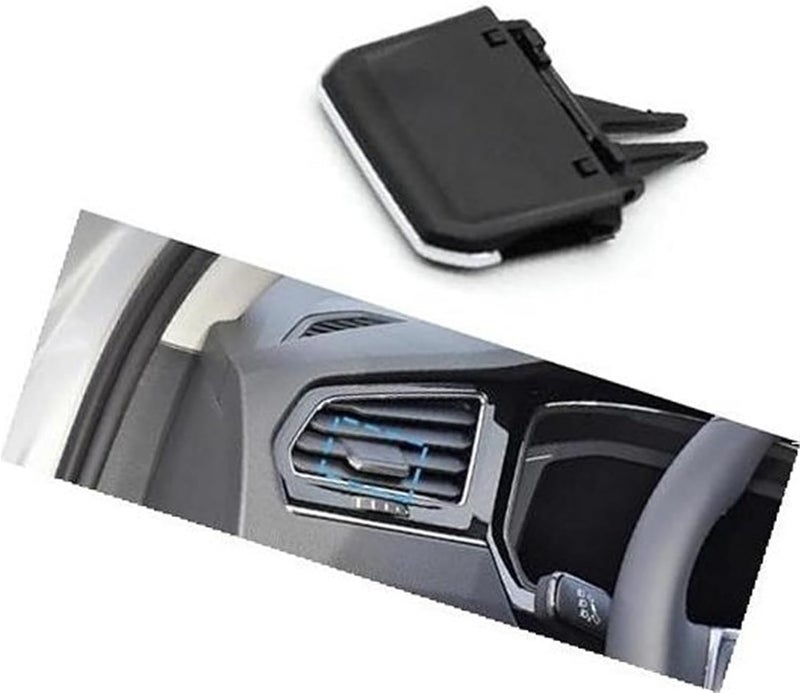 MKVAXR Dashboard Air Vent Clip for VW Tiguan 2017-2022 - Black LHD - Image 1