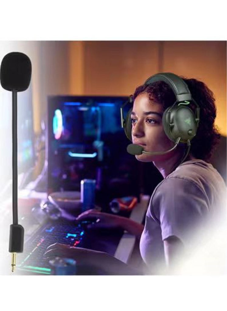 Replacement Mic for Razer BlackShark V2/V2 Pro – Detachable Boom Microphone for Wireless Gaming Headset
