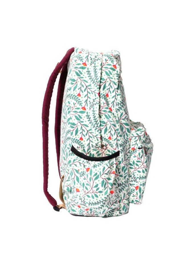 earthsave Casual Cotton Backpack for Boys & Girls| Water Resistant Laptop Backpack for Office, School and  College  - Image 3
