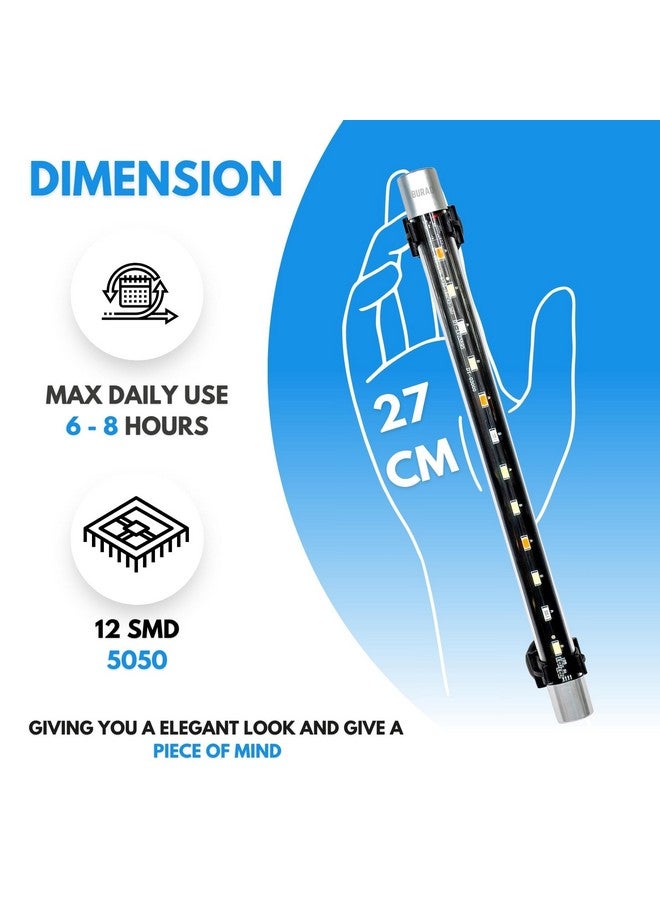 BURAQ Mix Color Aquarium Fish Tank Light - For Making Your Fish Tank Superior, Waterproof Ip68 Rated, Light Fully Submersible Decorative Lamp (Can Be Used Up To 2.5 Ft Tank, Mix Color) - Glass, Led - Image 4