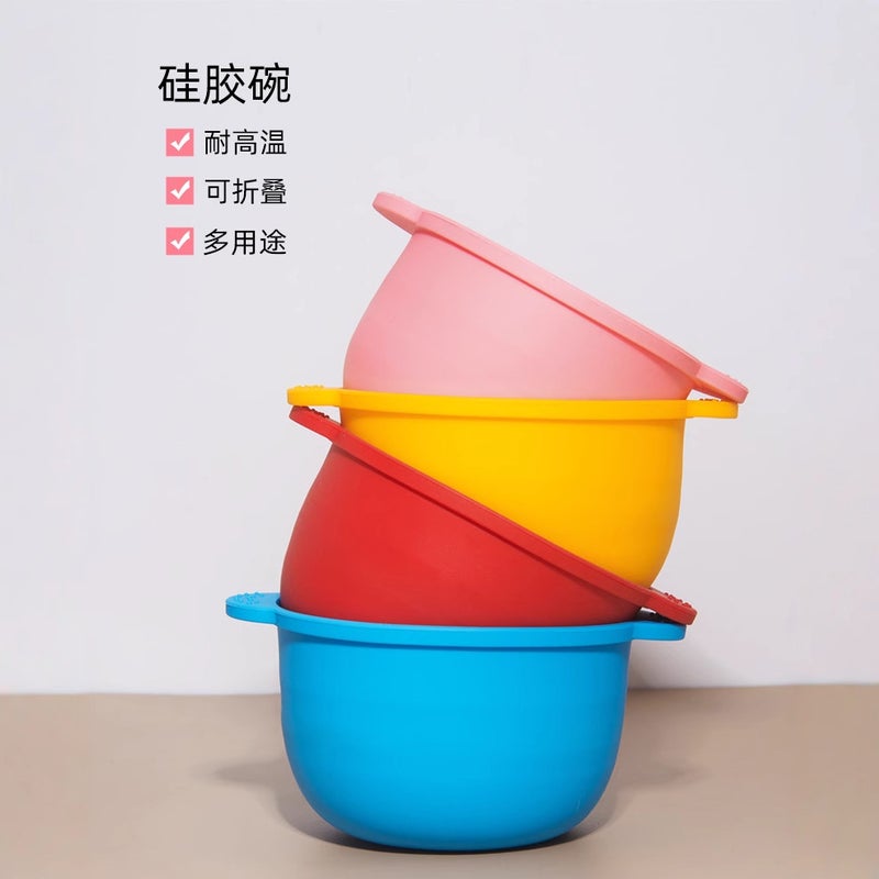 Silicone Folding Bowl High Temperature Resistant Demilitarised Wax Bowl Silicone Masked Bowl Folding Silicone Wax Bean Bowl - Image 4
