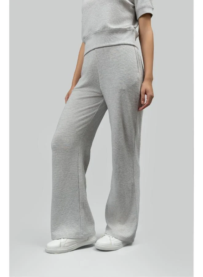 نسيسيرا Grey Ottoman Rib Lounge Pants