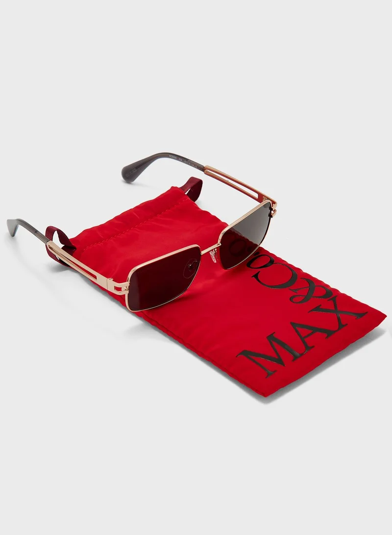 MAXCO Rectangle Shape Sunglasses