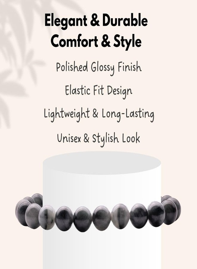 Plus Value Cat Eye Stone Bracelet Reiki Healing Crystal Aura Chakra Vastu Feng Shui (8mm Beads Size, Jute Bag) - Image 4