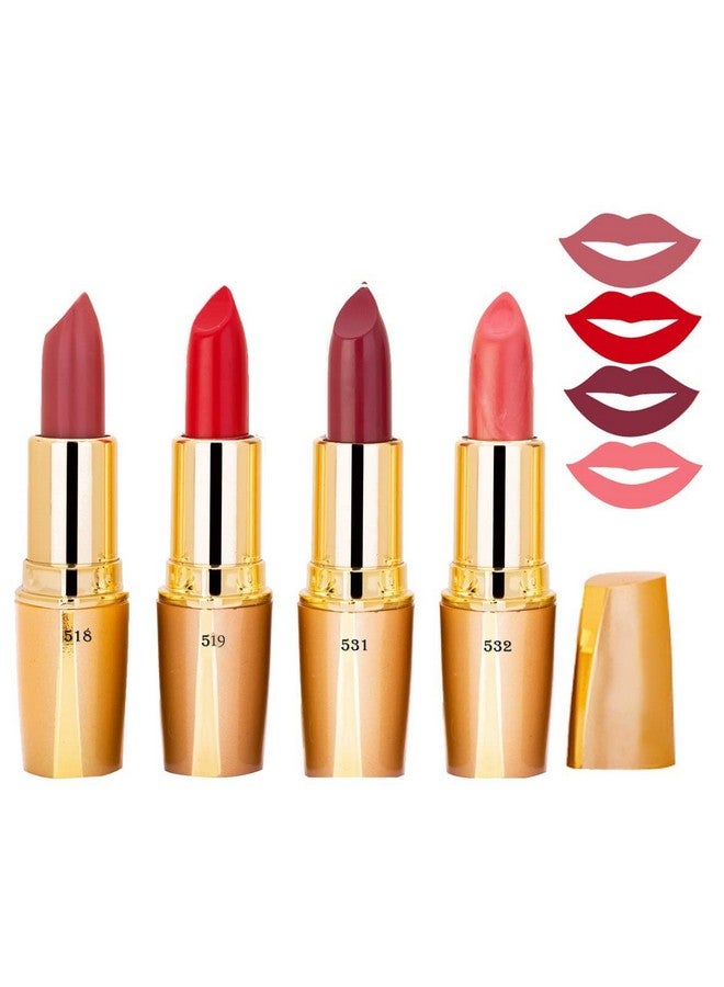 G4U Volo Creamy Matte Lipsticks For Women (4 Pcs Set)20Jan2022A49 - Image 1