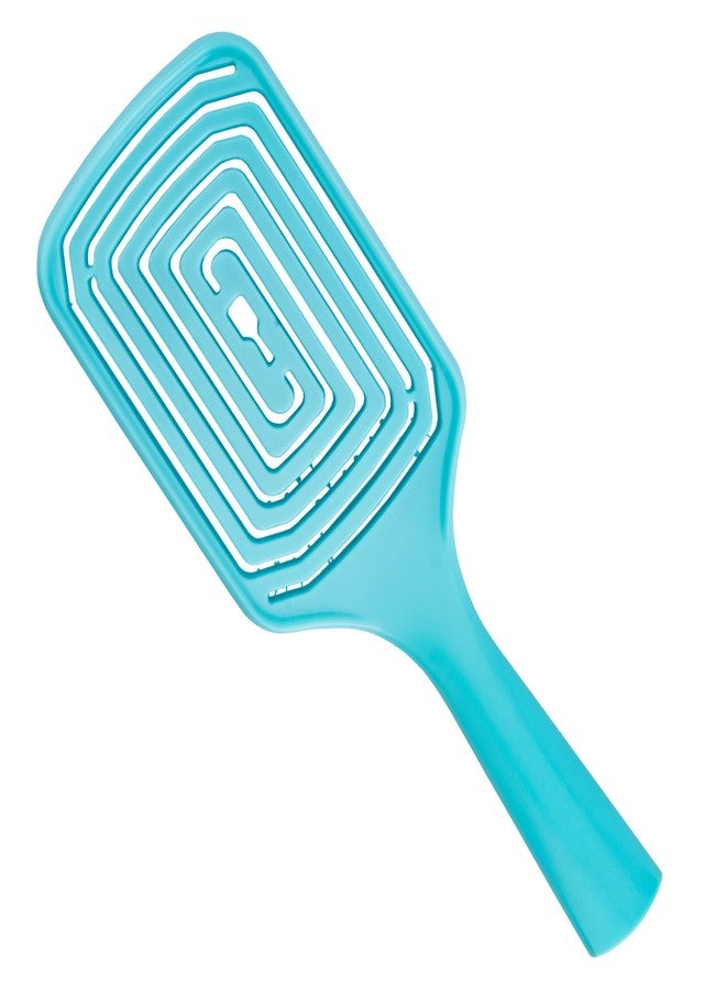 ROOTS Truglam Rectangle Vented Hair Brush | Gentle bristles | Detangling Brush for Sensitive/Wet/Dry Hair | For All Hair Types | For Men & Women | Length - 10 Inch, Model No - RZTZ-EM - Image 2