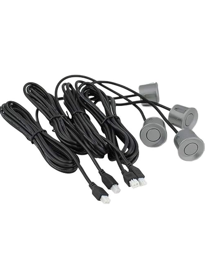 4Pcs Car Reversing Radiolocator Sensor Reversing Sensors Kit Reversing-Radar Probe Parking Aid Sensors For Universal Auto Vehicle