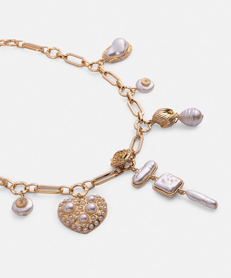 Ipekyol Multi-Charm Chain Necklace - Image 3