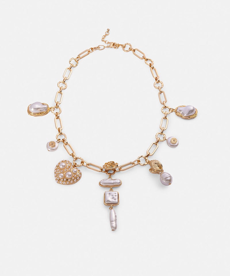 Ipekyol Multi-Charm Chain Necklace - Image 1
