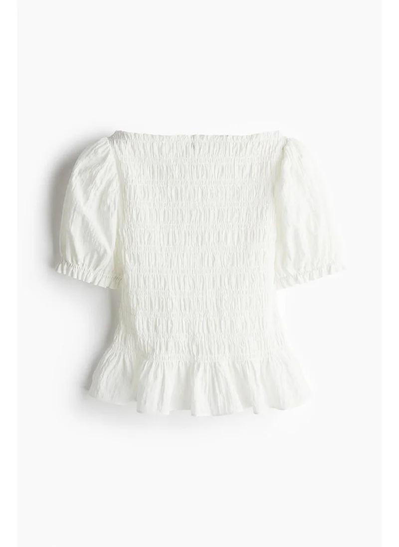H&M Smocked blouse