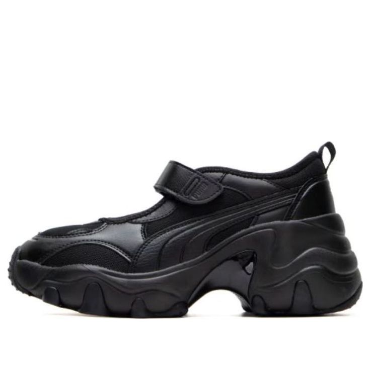 PUMA (WMNS) PUMA Pulsar Wedge Sandals 'Black' - Image 1