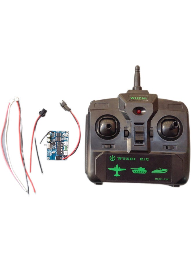 Mixed-Controlled Dual-Motor Differential Speed Turning 2.4g Remote Control Receiver Remote Control Boat Four-Channel Speed Regulation And Speed Change-Color:Receiver - Image 4