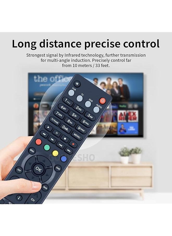 erorex - New Rm F01 Rm F04 Rm E06 Replaced Remote Control Fit For Humax Foxsat Hdr Hd Fox T2 Ihdr 5200C Hdr Fox T2 Ihrd 5050C Hdr Fox T2 1Tb Irhd 5100C Hdr Fox T2 500Gb - Image 1