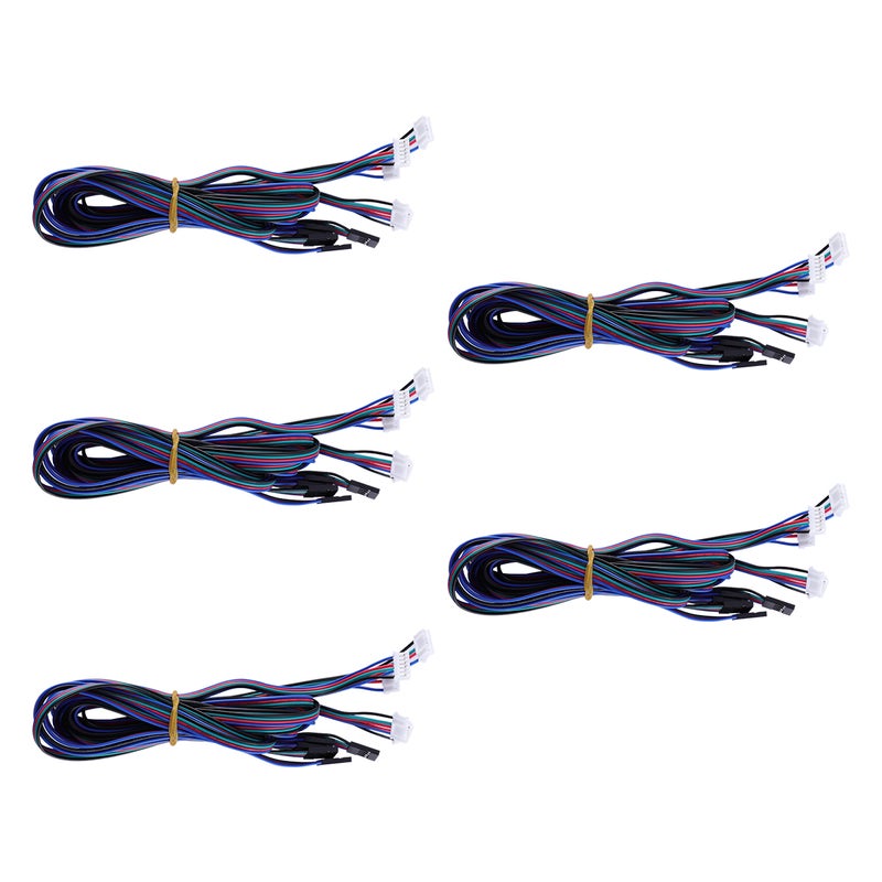 15 Pcs 3D Printer Motor Cable Connector 1M to 6pin Stepper Motor Cables - Image 2