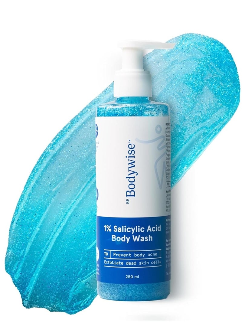 Bodywise 1% Salicylic Acid Body Wash 250ml - Image 1