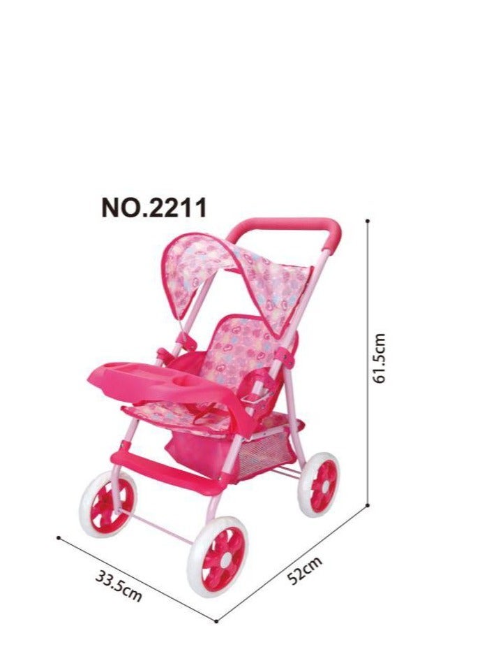Foldable baby doll stroller - Image 2