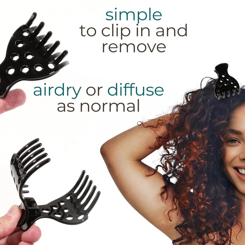 Ivyu 10 Hair Volume Clipï¼ŒRoot Clips for Curly Hair Volume and Claw Clips for Thick Hair, Root Lifter for Bounce Curl - Image 4