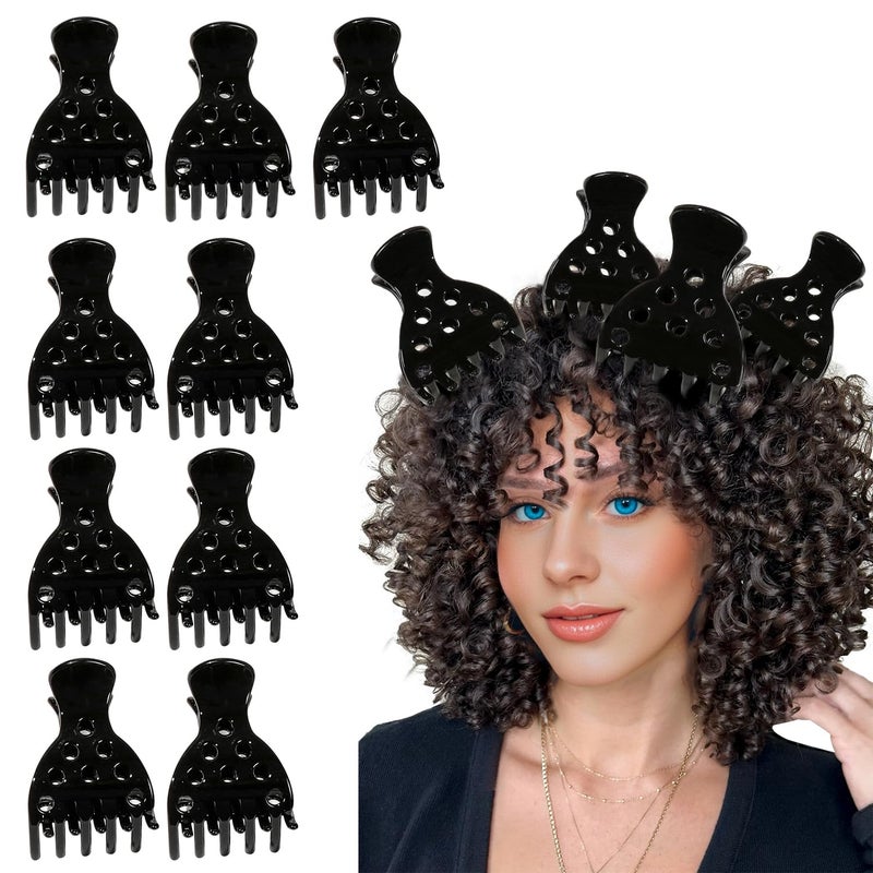 Ivyu 10 Hair Volume Clipï¼ŒRoot Clips for Curly Hair Volume and Claw Clips for Thick Hair, Root Lifter for Bounce Curl - Image 1