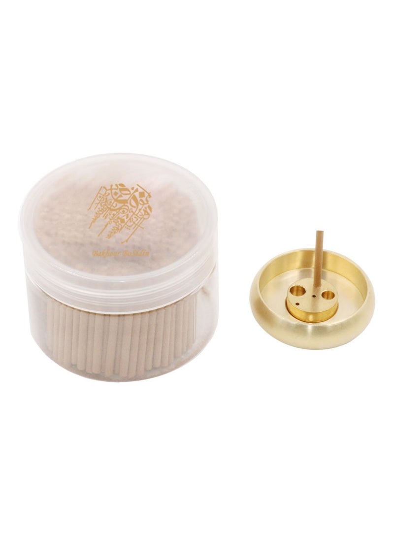 Bakhoor BoSidin Bakhoor BoSidin Cambodian Oud Incense Sticks 3mm with Free Copper Stick Holder  - Image 4