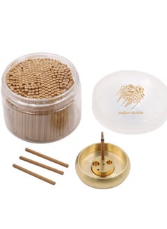 Bakhoor BoSidin Bakhoor BoSidin Cambodian Oud Incense Sticks 3mm with Free Copper Stick Holder  - Image 1