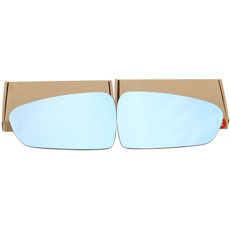 2Pcs Side Mirrors for Tesla Model S 20162022 Wide Angle Anti Glare Heat Defogging Blue Lens with Backing Plate