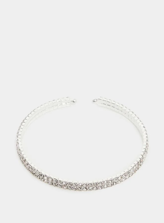 Styli  Styli 3-Piece Embellished Necklace, Earrings and Bracelet Set for Women | Best Price UAE