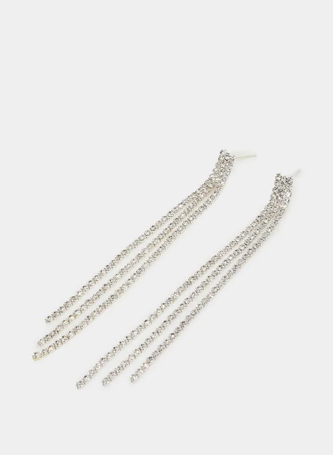 Styli  Styli 3-Piece Embellished Necklace, Earrings and Bracelet Set for Women | Best Price UAE