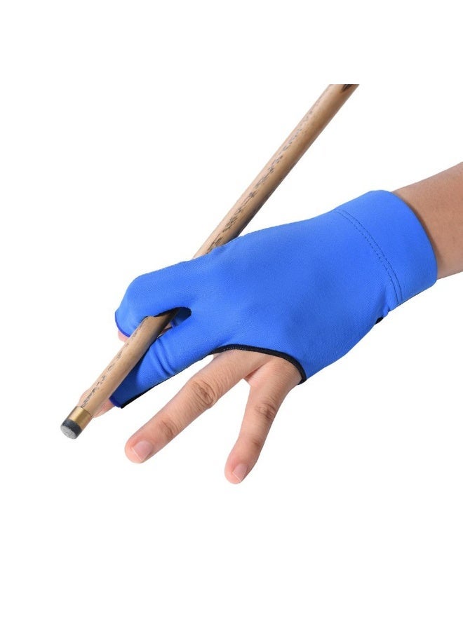 Professional 3-finger billiard glove (exposed) - Flexible Lycra fabric with non-slip mesh palm - Suitable for men and women - Image 1