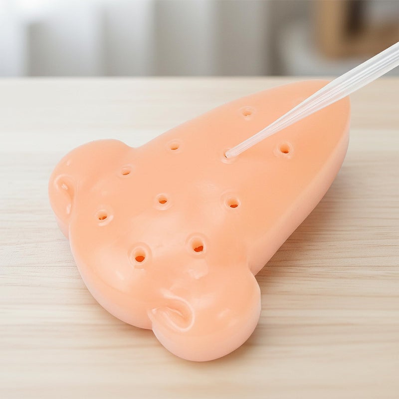KH866 Pimple Popping Stress Relief Simulator â€“ Squeeze Nose Acne Blackhead Remover Popper with 30ml Filler Solution Tools, Reusable Self-Filling Gadget for Adults Teens, Weird Novelty Funny Anxiety Relief - Image 5