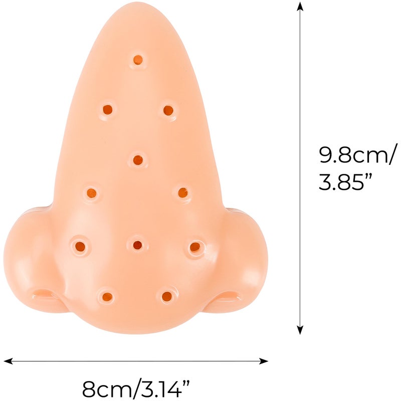 KH866 Pimple Popping Stress Relief Simulator â€“ Squeeze Nose Acne Blackhead Remover Popper with 30ml Filler Solution Tools, Reusable Self-Filling Gadget for Adults Teens, Weird Novelty Funny Anxiety Relief - Image 4