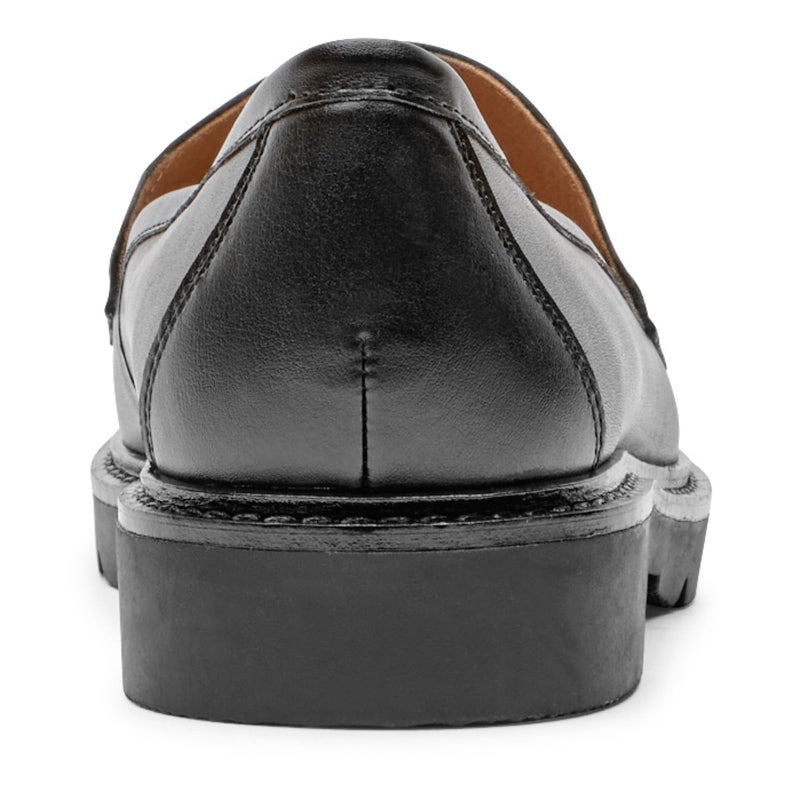 Rockport womens Kacey Penny Loafer, Black Leather, 8 US - Image 4
