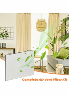 Excefore Air Vent Register Filters Paper, Anti Dust Net Strainer, Air Condition Filter for Filter Air Conditioner Vent Filtration Dust Odors (10pcs 39 * 34cm)  - Image 4