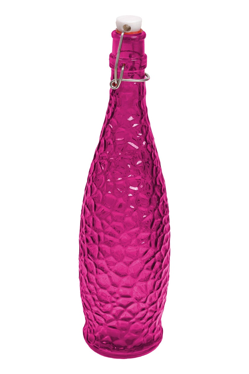 Machak Crick Glass Water Bottle For Fridge 1 ltr (Purple, Set of 2) - Image 4