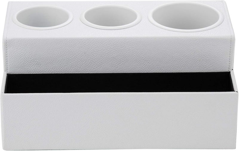 J JACKCUBE DESIGN Hair Tool Organizer Dryer Holder with 3 Holes - White - Image 5