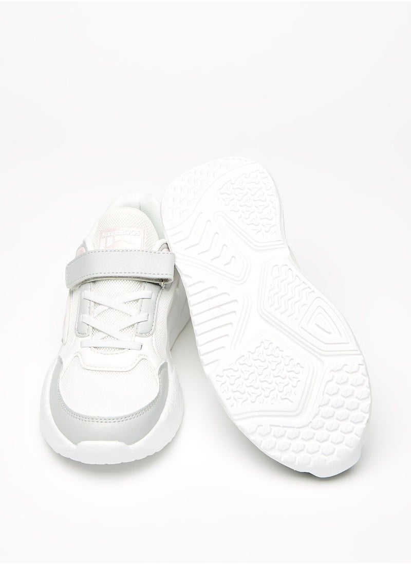 kangaROOS - Girls' Textured Sneakers with Hook and Loop Closure - Image 1