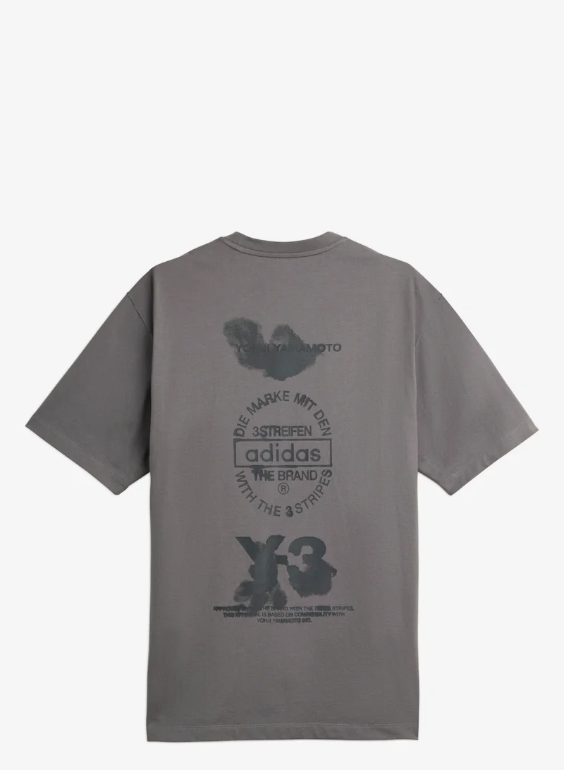 Adidas Y-3 Graphic Short Sleeve T-Shirt