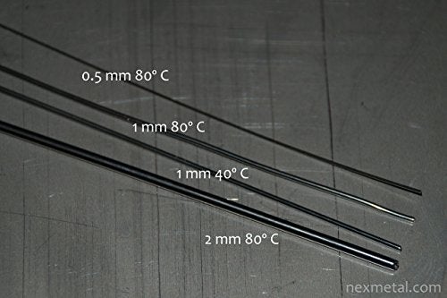 Nexmetal 5 Feet Nitinol Shape Memory Pre-trained Wire (1.0mm 40 C (18ga 104 F)) - Image 4