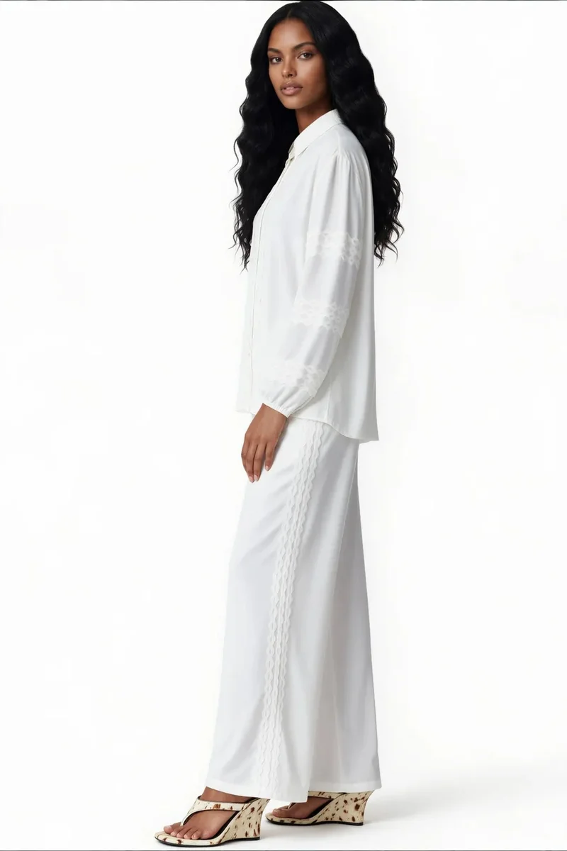 جينيفر Lyocell-Blend Two-Piece Coord