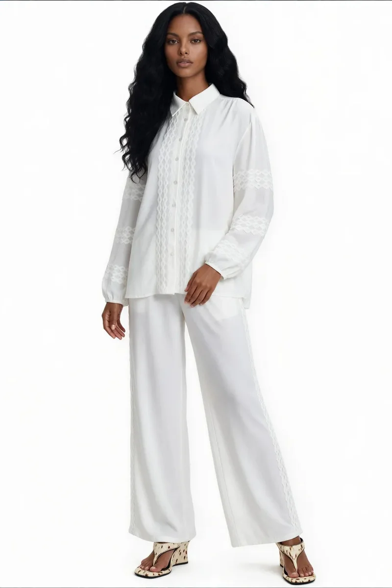 جينيفر Lyocell-Blend Two-Piece Coord