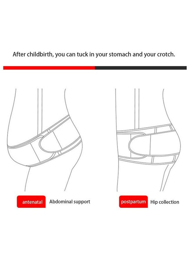 Thoraya Maternity Support Belly Belt Breathable Prenatal Pregnancy Belt Pregnant Brace BandBlack Free Size  - Image 3