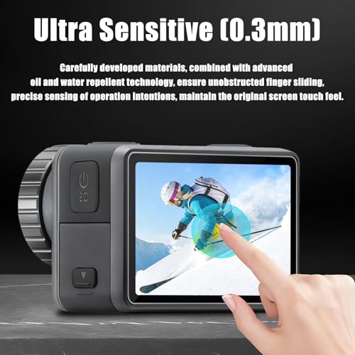 TQLGY 3+3+3 Pack Tempered Glass Screen Protector for DJI OSMO Action 6 Accessories with Camera Lens Protector, Ultra HD, Anti-Scratch, Bubble-Free Installation - Image 4