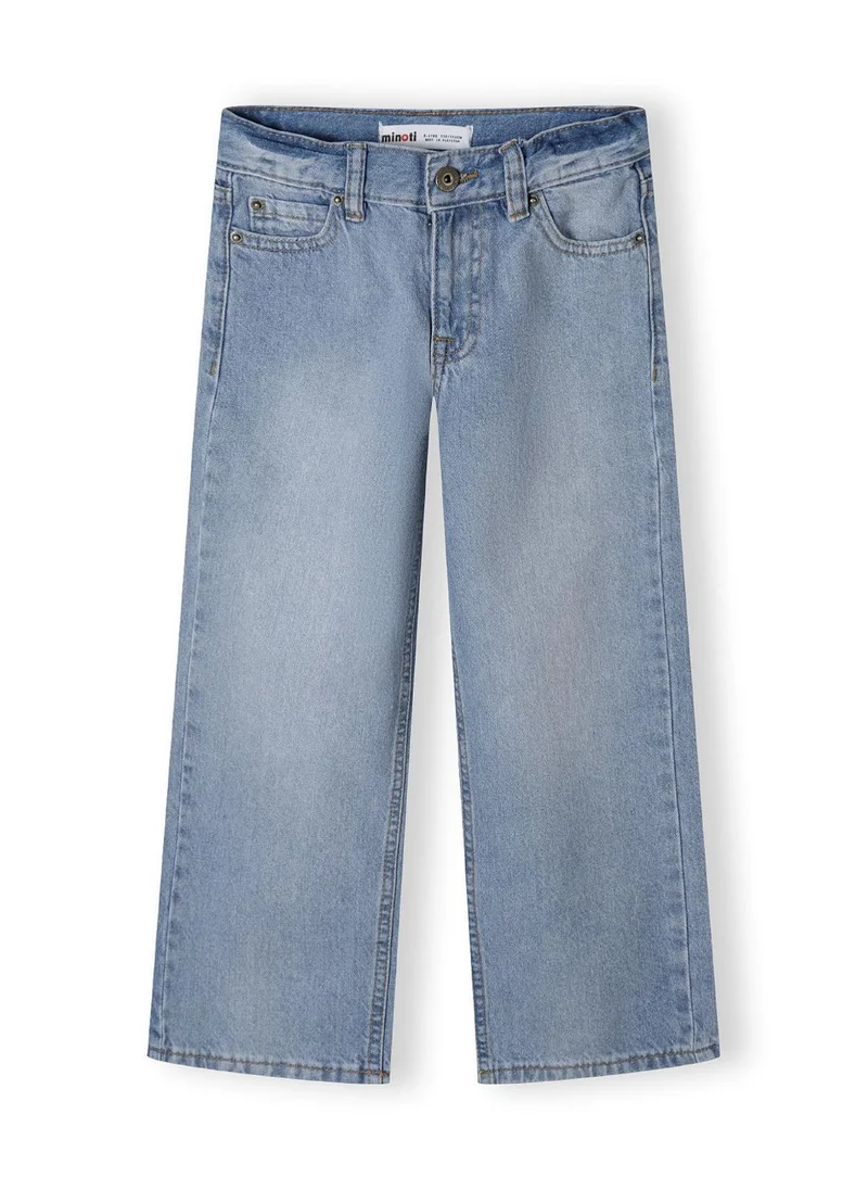 MINOTI Teen Boys Baggy Fit Denim Jeans with Back Waistband Patch