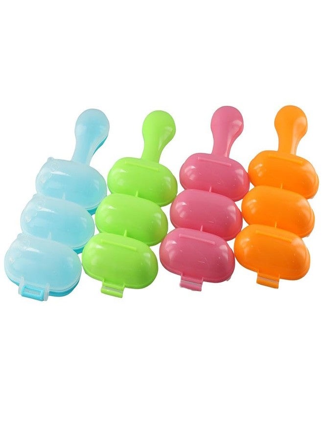 hobbyme Rice Ball Shaker, 5 Pcs Ball Shaped Onigiri Molds with Mini Rice scoop, DIY Rice Ball Moulds, Sushi Maker for Kids Lunch Bento Box, Home Kitchen Lunch Gadgets(Pink/Blue/Green/Orange) - Image 2