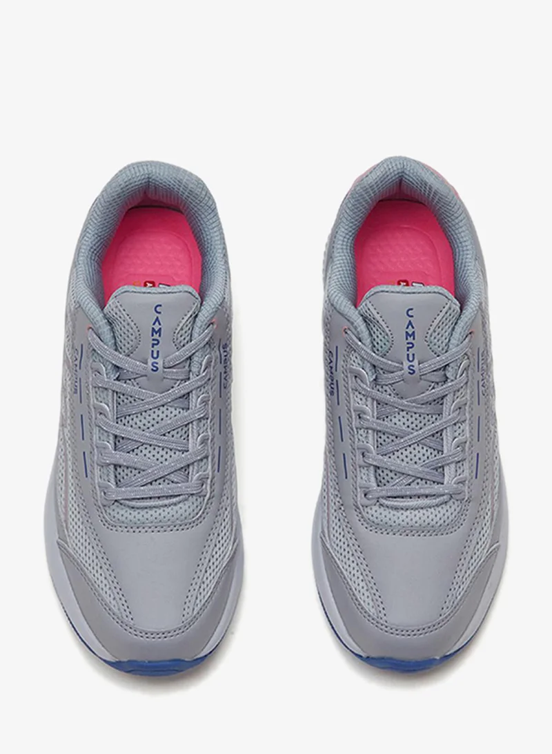 Campus Light Grey Women Flair Memory Foam Lace-Up Running Shoes-Light Grey for Women | Best Price UAE