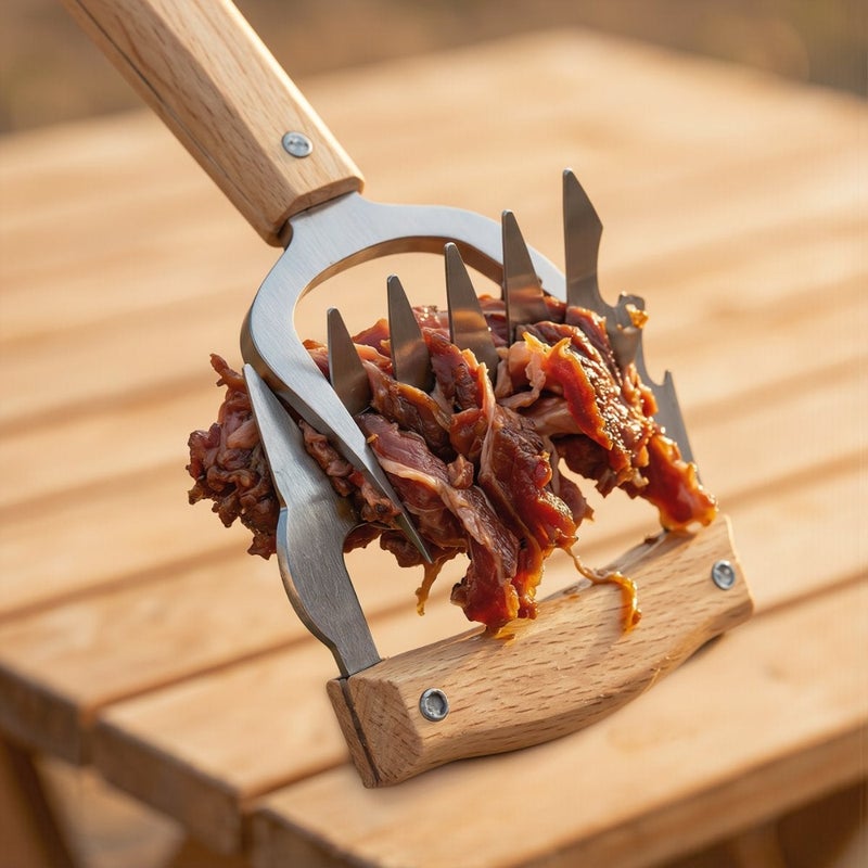 No Assembly All In One Meat Claw Ready To Use Straight Out Of Box BBQ Shredder Tool - Image 4