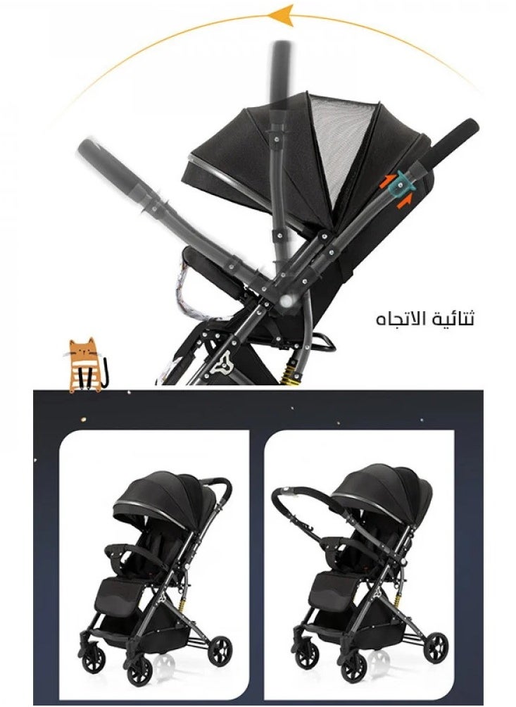 Everything For Kids Ultra Lightweight Compact Folding Travel Cabin Stroller For Baby  - Image 4