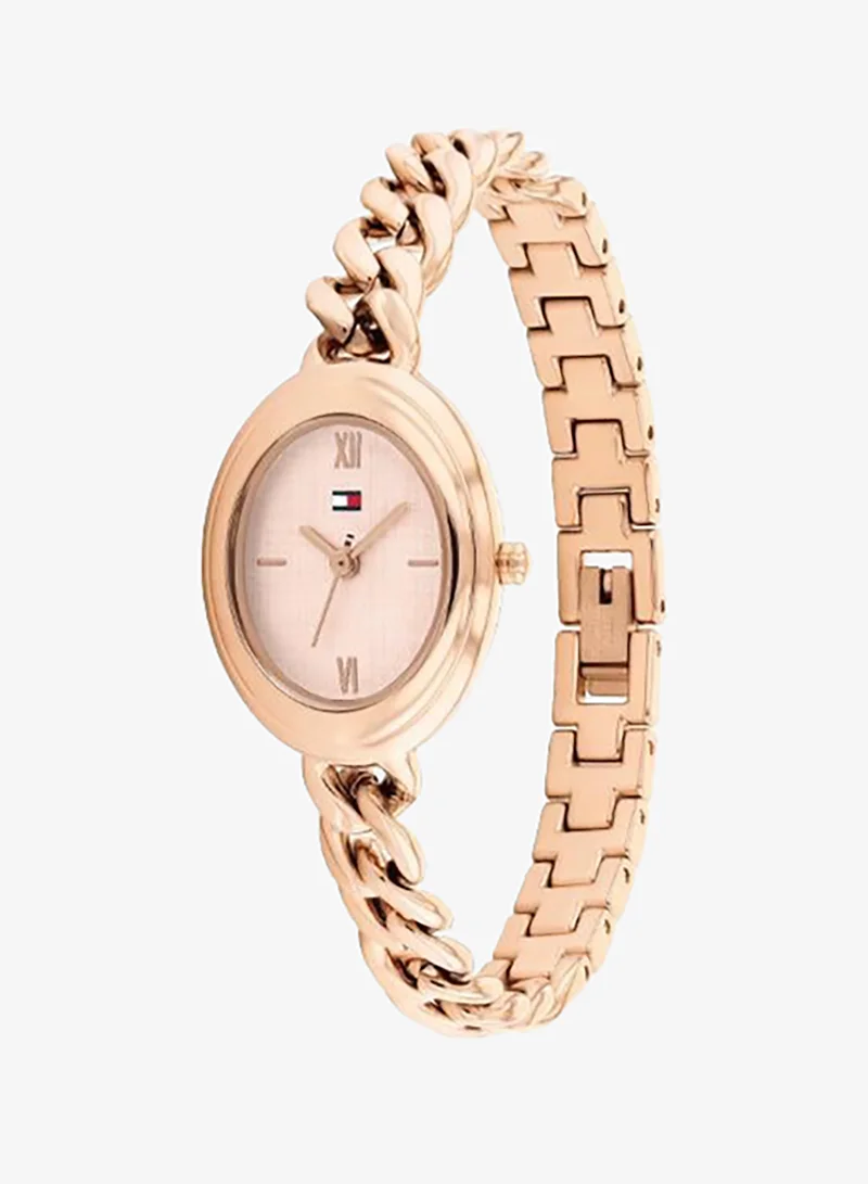 Tommy Hilfiger  Ionic Plated Rose Gold Steel Quartz Basic Watch for Women | Best Price UAE