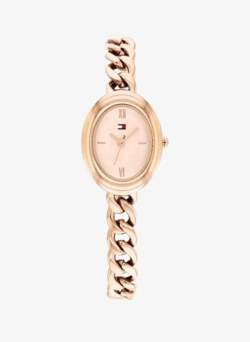 Ionic Plated Rose Gold Steel Quartz Basic Watch
