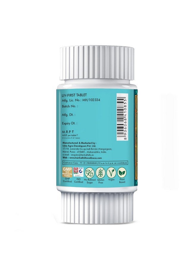 Herbal Hills LIV First Liver Support 60 Tablets (Pack of 1) - Image 4