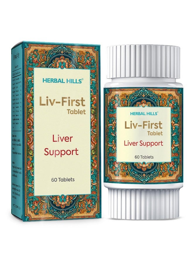 Herbal Hills LIV First Liver Support 60 Tablets (Pack of 1) - Image 1